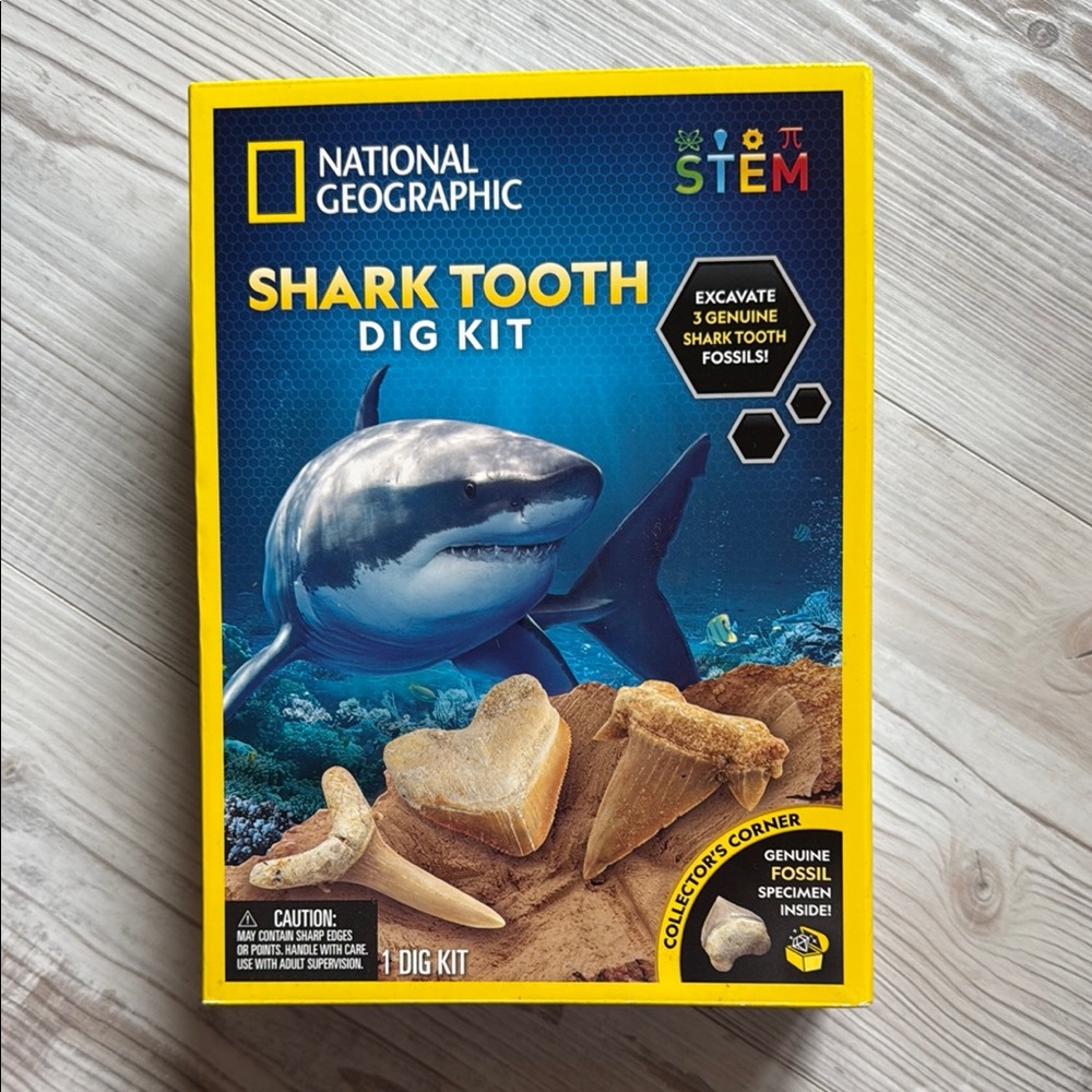 National Geographic Shark Tooth Dig Kit